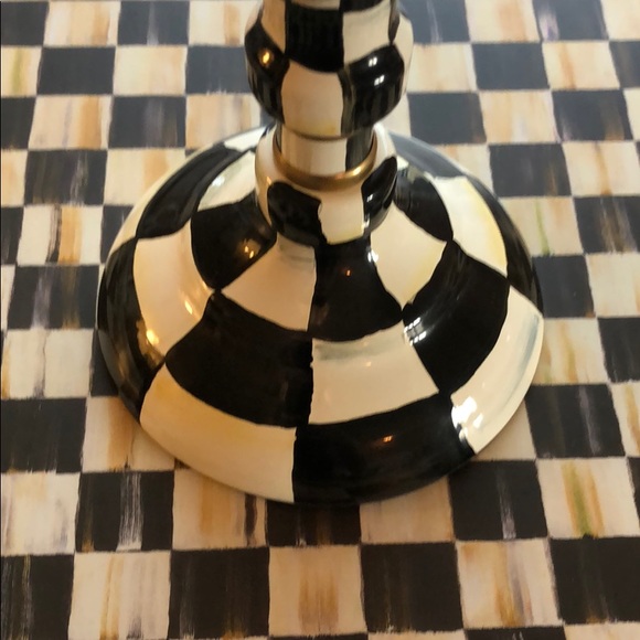 MacKenzieChilds Accents Nwt Mackenziechilds Courtly Check Candle